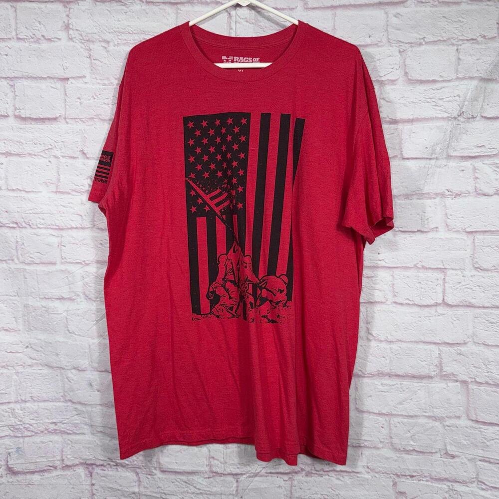 Rags of Honor Red Graphic T-Shirt XL